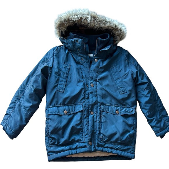 H&M Other - H&M Boys Hooded Parka Size 7-8